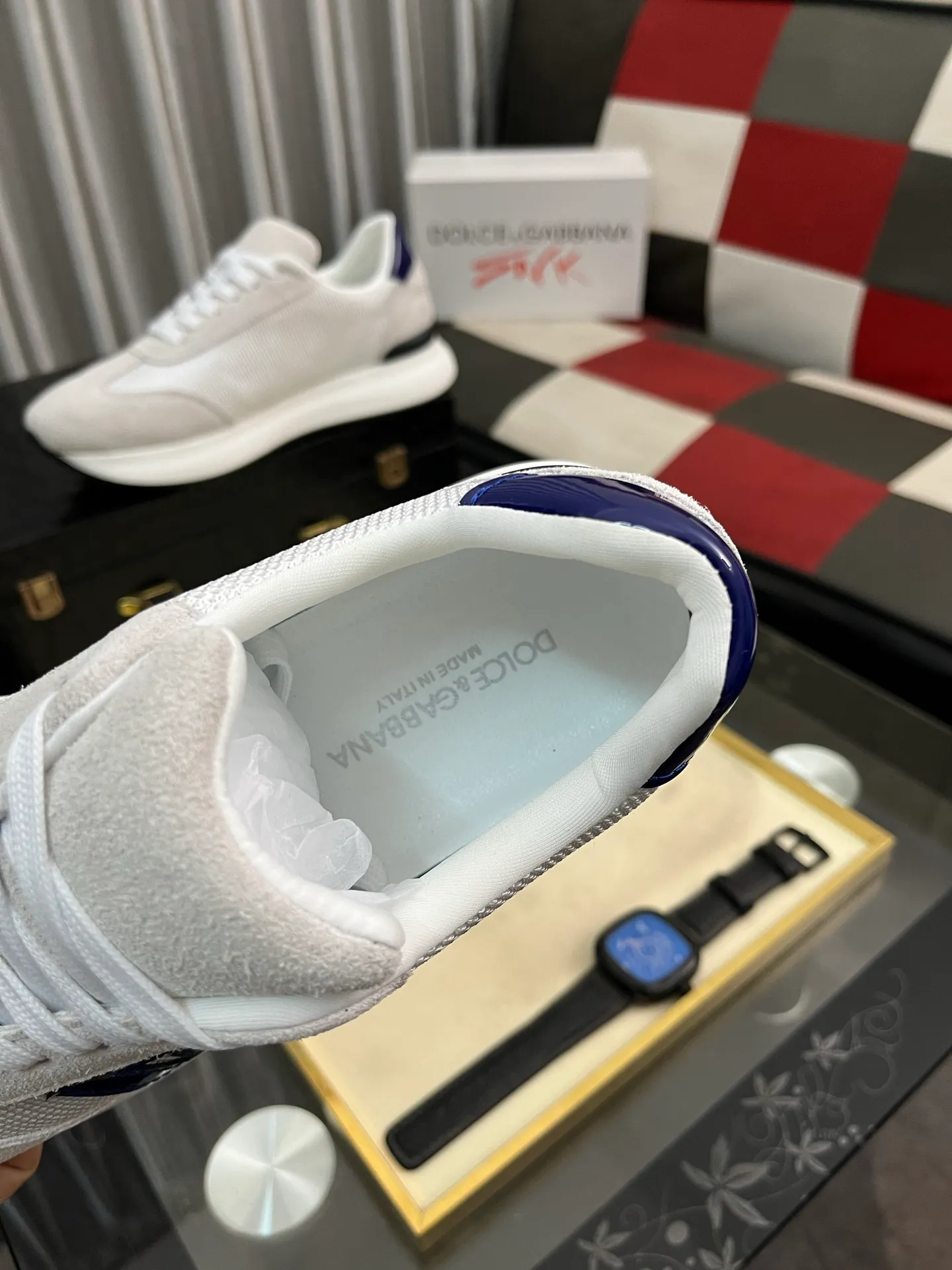 Men's shoes💰480⌚️⌚️【DG】Latest official website high-top casual, men's shoes original quality imported cowhide➕Yangli [Proud] In terms of materials and workmanship, it beats all versions on the market💕Highest quality shipments. Real photos, imported fabrics highlight the unique charm of the brand😘The shoelaces are also original custom-made👻Classic lace-up shoes, very comfortable on the feet, size 35-46